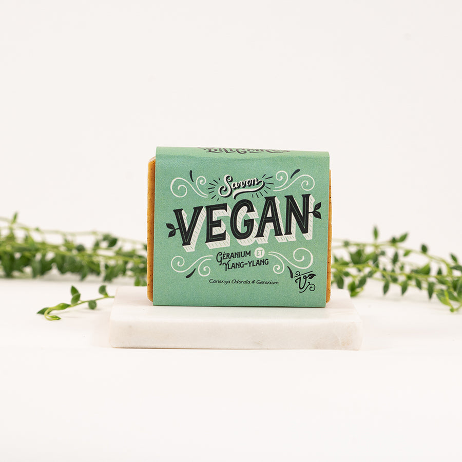 The Vegan soap - Geranium & Ylang-Ylang