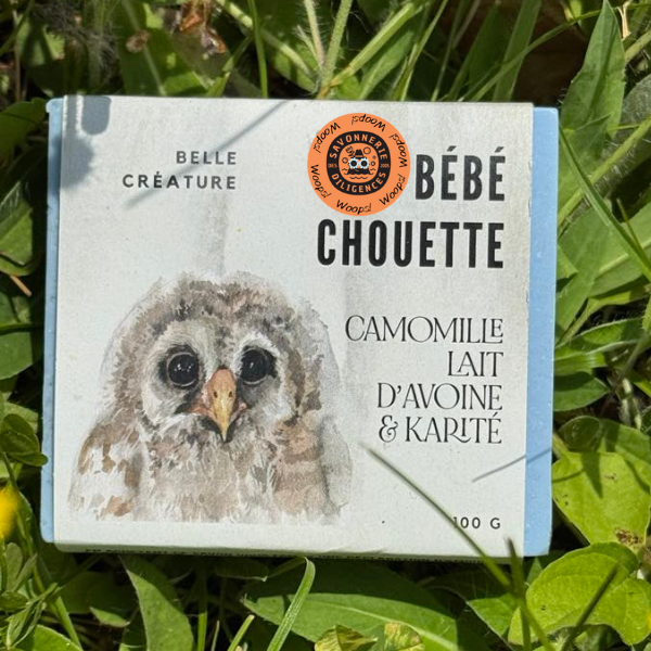 Woops Bébé Chouette - Camomille, lait d'avoine et karité  (sans fragrance)