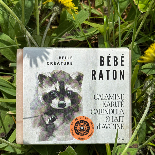 Woops Bébé Raton - Calamine, karité, calendula et lait d'avoine (sans fragrance)