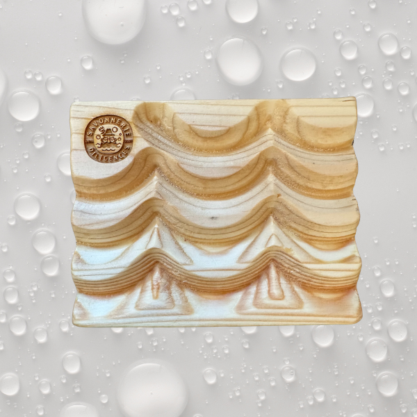 Porte-savon en cèdre de l'Est de fabrication québécoise