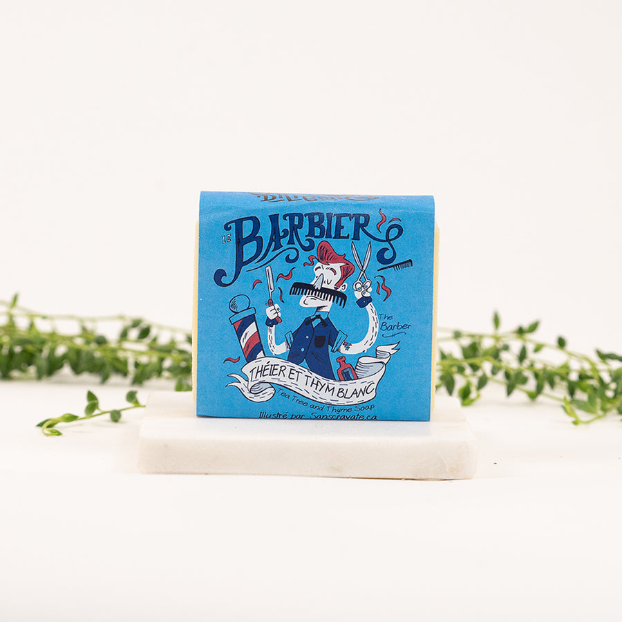 The Barber- Tea Tree and Thyme shaving soap