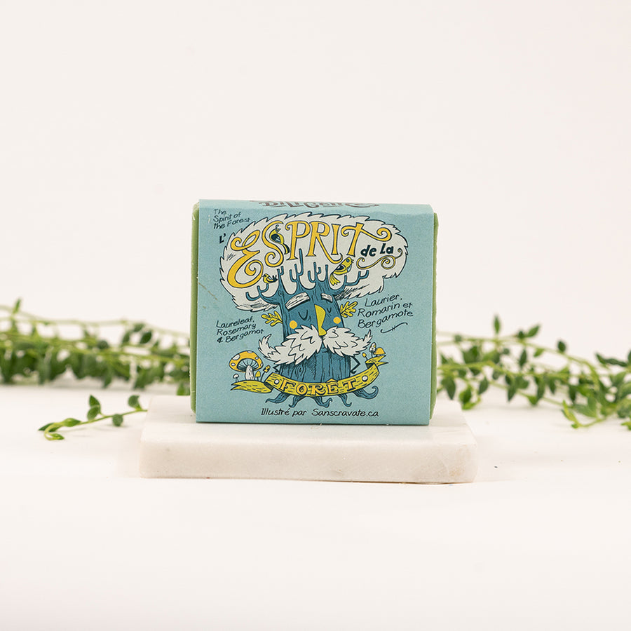 The Spirit of the forest - Bayleaf, Rosemary & Bergamot soap