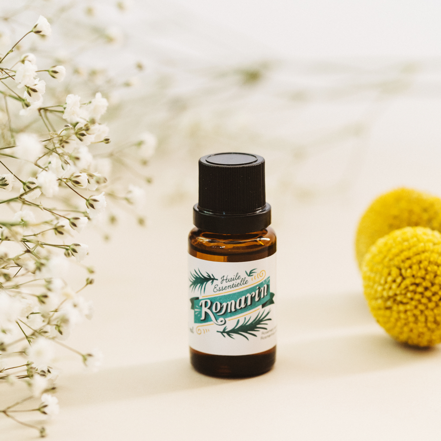 Rosemary essential oil (rosmarinus officinalis) 15 ml