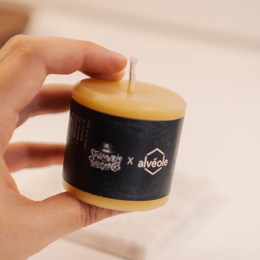 Candle 100% beeswax - Alvéole X SDD 105g