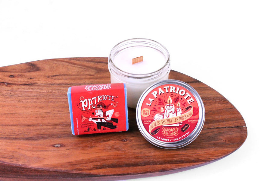 The Patriot synergy - Candle & soap duo